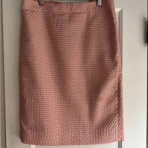 J. Crew Pink Pencil Skirt Knee-Length Cocktail